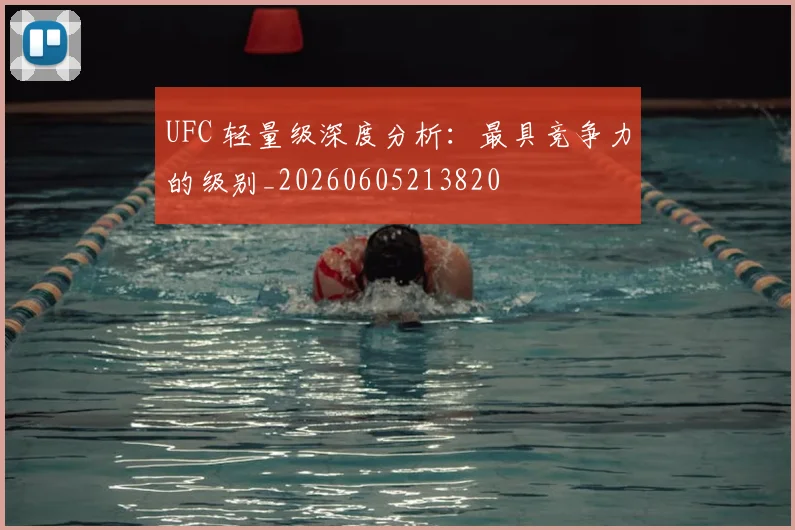UFC 轻量级深度分析：最具竞争力的级别_20260605213820